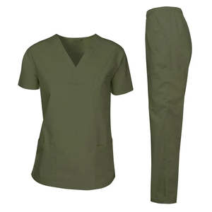 Uniforme Médico de Enfermera de Alta Calidad Personalizado, Traje Quirúrgico Desechable, Tela de Punto, Ropa de Hospital Unisex - Product Image 1