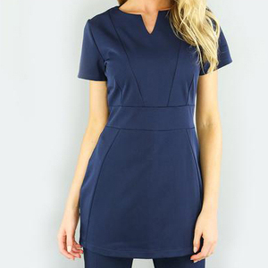 Nouvelles Tunicas de Salon en Polyester Spandex Extensible pour Uniformes de SPA - Product Image 1