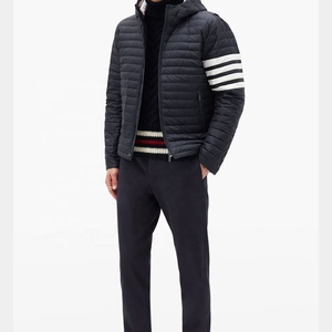 Custom Wholesale Men's Winter Puffer Jacket Lightweight Warm Hooded Quilted <b>Coat</b> Waterproof Outdoor Windproof <b>Bubble</b> Jacket - Product Image 3