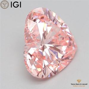 เพชร CVD ขนาด 2.00 กะรัต สีชมพูสดใส ระดับความสะอาด VVS2 พร้อมใบรับรอง IGI รูปทรงหัวใจ สำหรับงานออกแบบสั่งทำพิเศษอย่างหรูหรา - Product Image 5