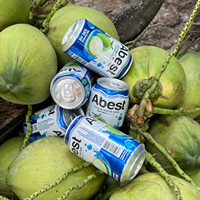 Vente en gros usine Boissons rafraîchissantes Eau de coco naturelle fraîche 330ml Jus de coco vietnamien Jus de fruits de la meilleure qualité