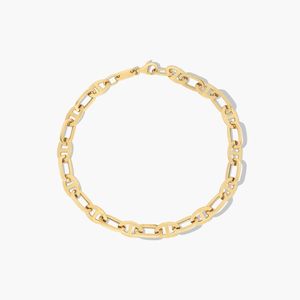 Bracelet à maillons fantaisie poli Golden Hour en or jaune - Product Image 1