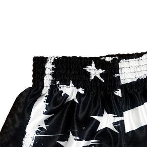 กางเกงชกมวย MMA แบบยืดหยุ่น แห้งเร็ว ระบายอากาศได้ดี ผลิตจากโพลีเอสเตอร์ 100% พิมพ์ลายด้วยความร้อน แบบยูนิเซ็กซ์ - Product Image 5