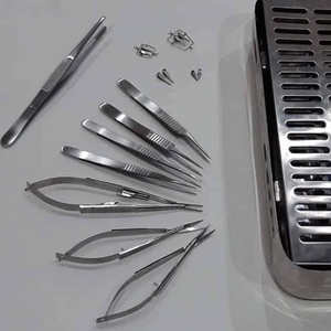 Kit de base de chirurgie de la main, 17 pièces en acier inoxydable, pour microchirurgie, chirurgie générale, laboratoire clinique, par Dentavex - Product Image 5