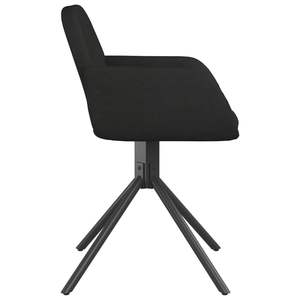 Ensemble de 2 chaises de salle à manger pivotantes noires - Product Image 5