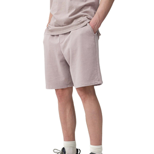 High Quality Men's French Terry Shorts Heavy Cotton Streetwear Distressed Screen Printing Shorts for Men with <b>cheap</b> price - Product Image 1