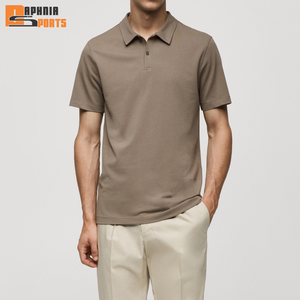 Camiseta Urbana Extra Grande con Logotipo Personalizado, de Alta Calidad, de Algodón Tejido, Sólida, Antiarrugas, de Manga Corta - Product Image 2