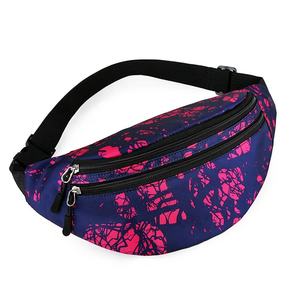 Riñonera Deportiva Unisex con Logotipo Personalizado, Impermeable, de PU, con Patrón Geométrico, Cinturón Ajustable, Bolso Bandolera - Product Image 1