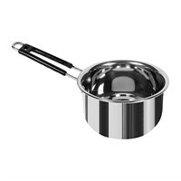 Poêle à Sauce avec poignée métallique en acier, inoxydable, plusieurs tailles disponibles, meilleure qualité, robuste et Durable