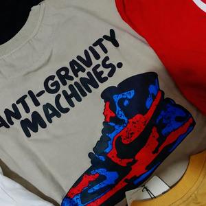 T-shirt à manches courtes à col rond pour homme, imprimé sur mesure, 100% coton, impression sérigraphique, vêtements décontractés, coupe classique - Product Image 2