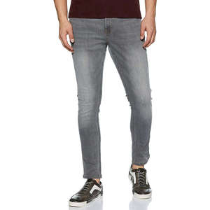 Pantalon en jean sur mesure pour homme, style streetwear, coupe slim, taille haute ou mi-haute, coupe droite - Product Image 4