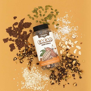 [FARMTOGLOBAL] Ongok Honey Chipnola Whole Grain Granola Cereal Korean Baked Honey <b>Snack</b> for Daily Breakfast - Product Image 1