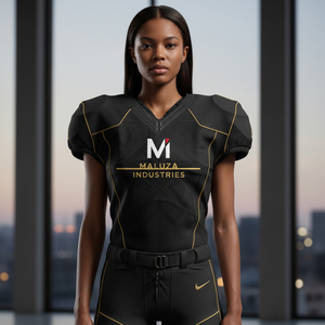 Uniforme de football américain personnalisé de qualité supérieure, ensemble maillot et pantalon sublimés, tissu en maille durable pour jeunes et adultes - Product Image 6