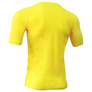 Men Athletic <b>Compression</b> T <b>Shirt</b> Rash Guard Short Sleeve Swim <b>Shirt</b> UV Protection Custom Logo OEM - Product Image 2