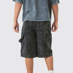 Custom Summer Vintage Mid Waist Men Shorts Wholesale Price Summer Casual Wear Acid <b>Wash</b> Shorts for <b>Boys</b> - Product Image 2