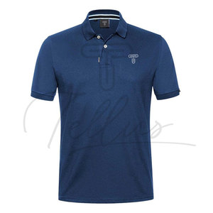 เสื้อโปโลลำลองแบบใหม่สำหรับผู้ชาย และเสื้อโปโลสีพื้นแบบใหม่ขายดีพร้อมโลโก้สั่งทำสำหรับผู้ชาย - Product Image 4