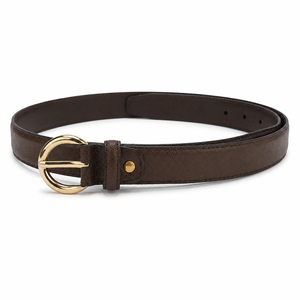 Womens PU Leather <b>Belt</b> Brown <b>Gold</b> Buckle Fashion Waist <b>Belt</b> <b>for</b> <b>Dresses</b> Jeans Wholesale Supplier Custom OEM Accessories Exporter - Product Image 4