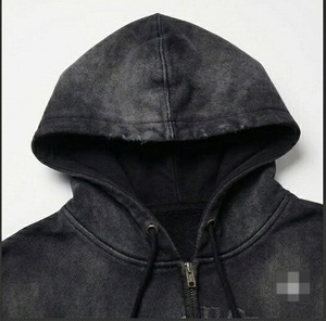 Sweat-shirt unisexe personnalisé, fabricant de sweats à capuche, designer pour sweats à capuche zippés sport lavés, Felpa Con Cappuccio Ragno, coupe régulière, Y2K - Product Image 5