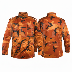 Chaqueta de Trabajo de Camuflaje Personalizada de Primera Calidad a Precio Económico al por Mayor, Talla Grande, Cierre Frontal con Cremallera, Corte Holgado - Product Image 4