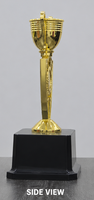 Trophée en plastique durable pour les compétitions scolaires, les événements universitaires et les cérémonies de remise de prix sportifs avec design personnalisé.