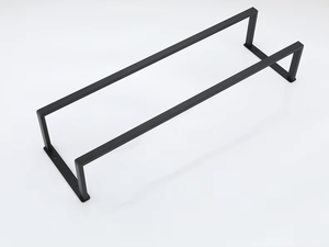 OEM/ODM – Support mural adhésif en acier inoxydable noir mat pour serviettes de salle de bain, vente chaude au Vietnam - Product Image 3
