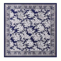 Écharpe carrée en soie 100% de luxe antidérapante, hijab, foulard multifonctionnel extensible de qualité supérieure pour femmes musulmanes