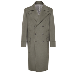 Custom <b>Men</b> <b>Long</b> <b>Coat</b> With Stylish Lapels Premium Finishing And Flexible Design Options <b>For</b> Apparel Buyers - Product Image 1