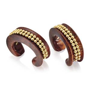 RR Enterprises - Brazaletes Étnicos Hechos a Mano con Madera para Mujer, Accesorios de Moda Tradicionales, Joyería Hecha en India - Product Image 3