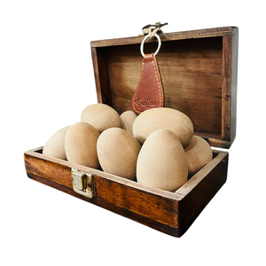 Œufs en bois naturels à personnaliser - Peignez-les ou décorez-les vous-même - Product Image 2