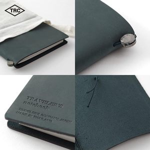 DESIGNPHIL Carnet de Voyage Fabriqué au Japon, Format Standard, Couverture Rigide en Cuir Véritable, Journal Rechargeable, Agenda de Voyage, Cadeau - Product Image 5