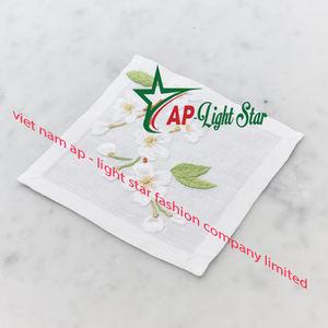 Fresh Vietnam Hot Product Embroidered Cocktail Napkins for <b>Parties</b> Handcrafted Cross-<b>Stitching</b> & Needlework Neww - Product Image 3