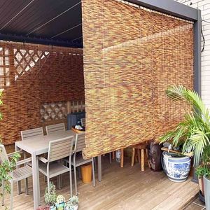 Custom Size Natural Bamboo Roll Up <b>Shade</b> Exterior Interior <b>Window</b> Blind - Macy - Product Image 1
