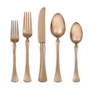 Modern Minimalist Stainless Steel Flatware Cutlery <b>Set</b> Luxury Spoon Fork Knife Dining <b>Set</b> <b>for</b> Restaurants - Product Image 2
