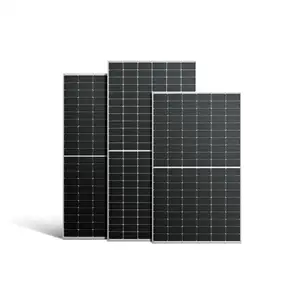 550w Solar panel PV Module Black Frame Double Glass 182mm Topcon Half Cells Roof system Tier 1 Mono Solar Panels