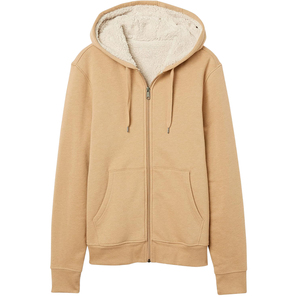 Sweat à capuche zippé personnalisé pour homme grande taille, haute qualité, nouvelle collection, unisexe, en polyester et coton épais - Product Image 1