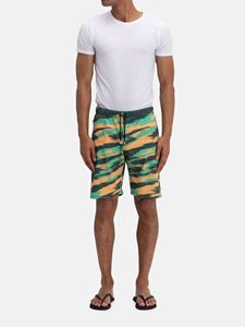 Shorts de sport compressifs sublimés en gros avec poches latérales zippées, shorts de plage pour hommes, course à pied, jogging, yoga - Product Image 5