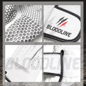 Bloodline Leather Sports <b>Gloves</b> Wrist Length Breathable Unlined White Sporty Style for Outdoor Activities - Product Image 6