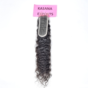 Extensiones de Cabello Humano Ondulado Profundo 100% Remy Vietnamita sin Procesar, con Cutícula Alineada, Cierre 2*6 HD, para Trenzado al por Mayor, Sin Procesamiento - Product Image 5