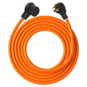 Cavo di prolunga per asciugatrice da 15 m, 3 poli NEMA 10-30P 10-30R, 125V/250V, STW 10AWG/3C, corrente nominale 30A 20A/50A, cavo in rame puro, 2m - Product Image 1