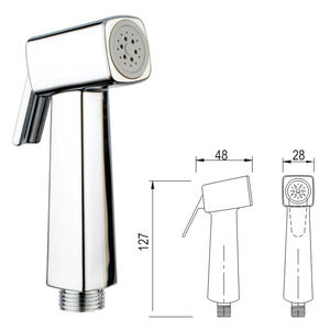 Rociador de Bidé de Plástico ABS Personalizable OEM/ODM VX45, Cabezal de Bidé Shattaf Moderno y Portátil para Cocina, para Apartamentos, Hoteles y Baños - Product Image 1