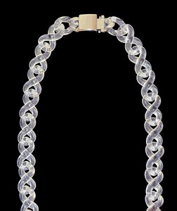 Stylish Resin Link Chain Ornament for Modern <b>Shelf</b> Arrangement - Product Image 1