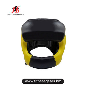 Just Fitness Gears Red PU Boxing <b>Head</b> Guard Breathable for Adults Martial Arts <b>Training</b> - Product Image 5