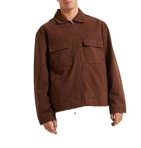 Nouvelle promotion : Blousons de travail en toile tendance, haute qualité, personnalisables pour hommes, avec broderie de lettres, imperméables et respirants - Product Image 6