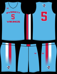 High Quality Comfortable Breathable Basketball Uniform Sets with Team Name & Player Name Custom Logo Quick Dry Soft Fabric - Product Image 2