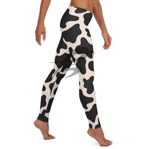 Leggings Deportivos de Cintura Media para Mujer, Estampado Animal, con Bolsillos, Control de Abdomen, Secado Rápido, Transpirables, Elásticos en 4 Direcciones - Product Image 3