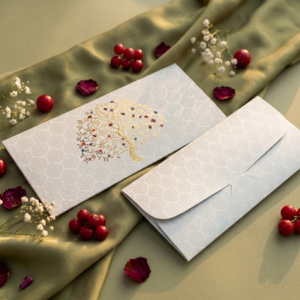 Sobres de Regalo de Diseño Shagun – Hongbao Lai Si de Lujo para Bodas y Festivales, Elegante Paquete Rojo para Bodas Shagun - Product Image 1
