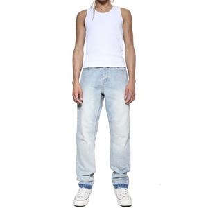 Jeans de Algodón de Alta Calidad Personalizados al por Mayor, Jeans para Hombre, Jeans Azules de Moda Regular - Product Image 2