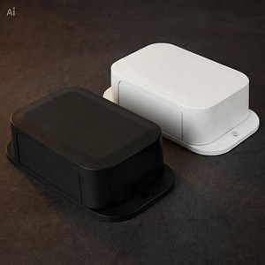 OEM ABS IP54กันน้ำ Enclosure แปลน Enclosure กับตัดหลุมและเลเซอร์แกะสลักสำหรับ IOT อุปกรณ์อิเล็กทรอนิกส์ที่อยู่อาศัย (รุ่น AK-W-66) - Product Image 3