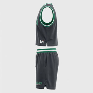 Uniforme de baloncesto personalizado de malla transpirable, conjunto de camiseta y pantalones cortos para equipo, ropa deportiva de entrenamiento profesional MALUZA INDUSTRIES, equipo de élite - Product Image 5