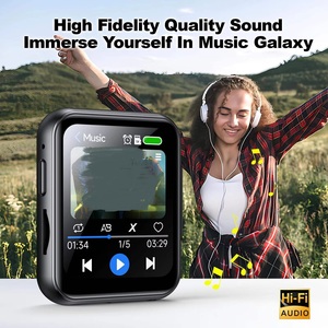 เครื่องเล่นมีเดียหน้าจอสัมผัสสำหรับโรงงาน กล้องถ่ายรูป MP3 เสียงคุณภาพสูง Hi-Fi วิดีโอแบบไม่สูญเสียข้อมูล อีบุ๊ก เครื่องบันทึกเสียง สำหรับฟิตเนส ยิม การเรียน การเดินทาง - Product Image 5